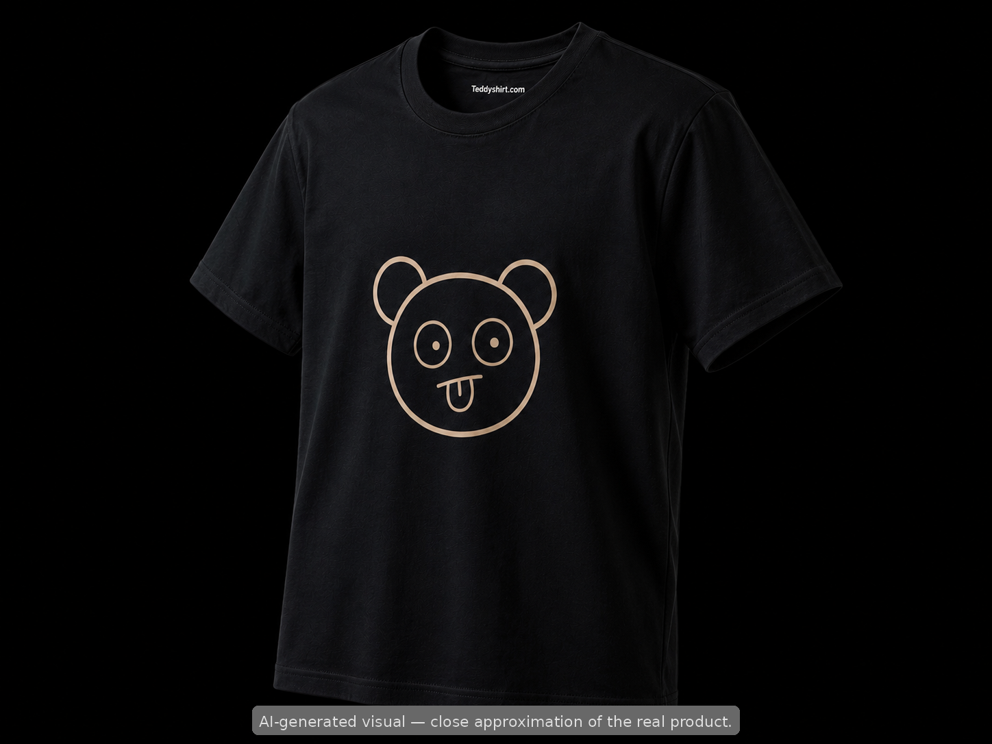 AI-generated visual — close approximation of the real Teddyshirt product.