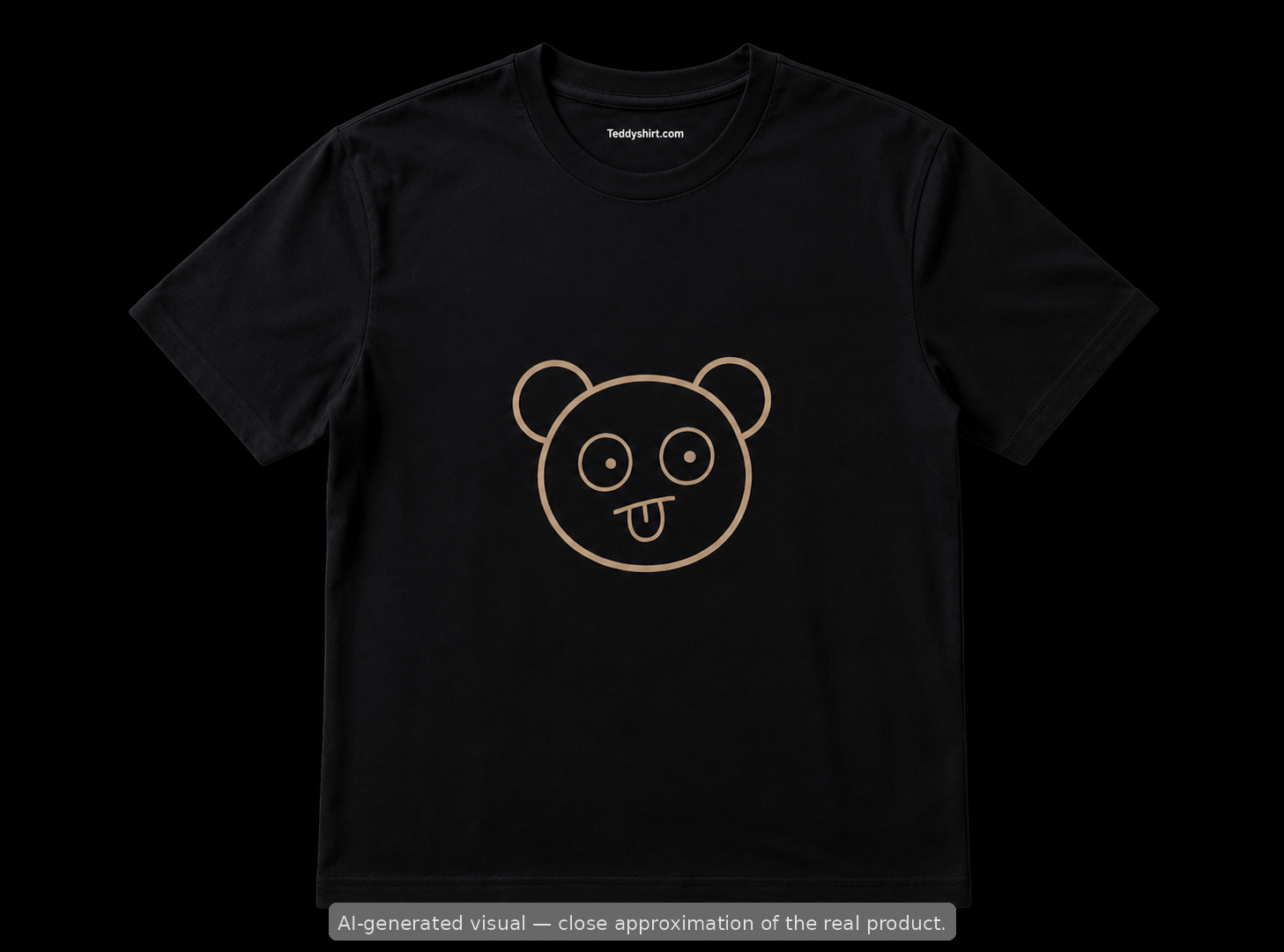 AI-generated visual — close approximation of the real Teddyshirt product.
